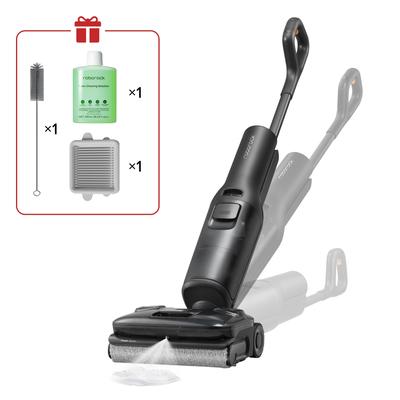 ROBOROCK Nass-Trocken-Akkusauger "F25 ACE Pro", schwarz, B:27cm H:110cm T:25cm, Akkusauger, 25.000 Pa, 95 C Selbstreinigung, Dock-Trocknung und App-Anpassung