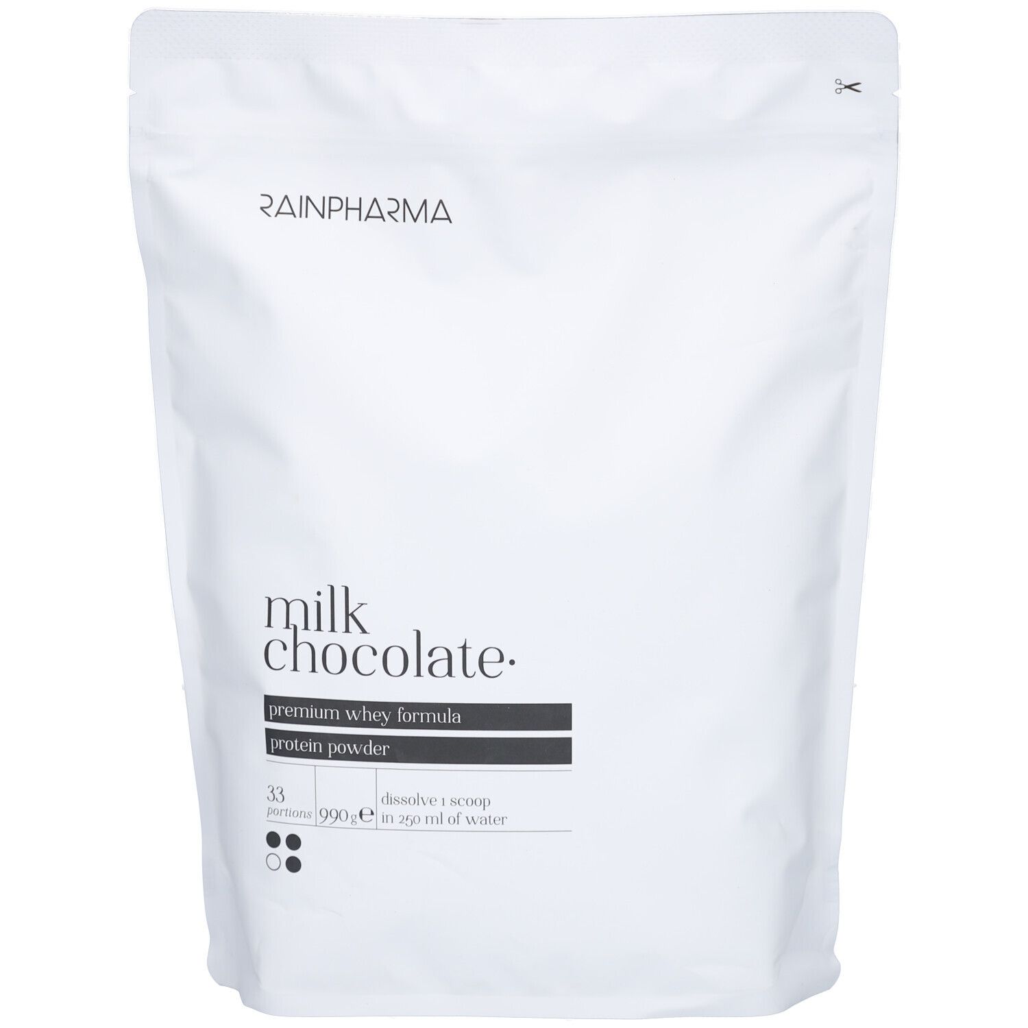 RainPharma Milk Chocolate 990g 990 g Pulver