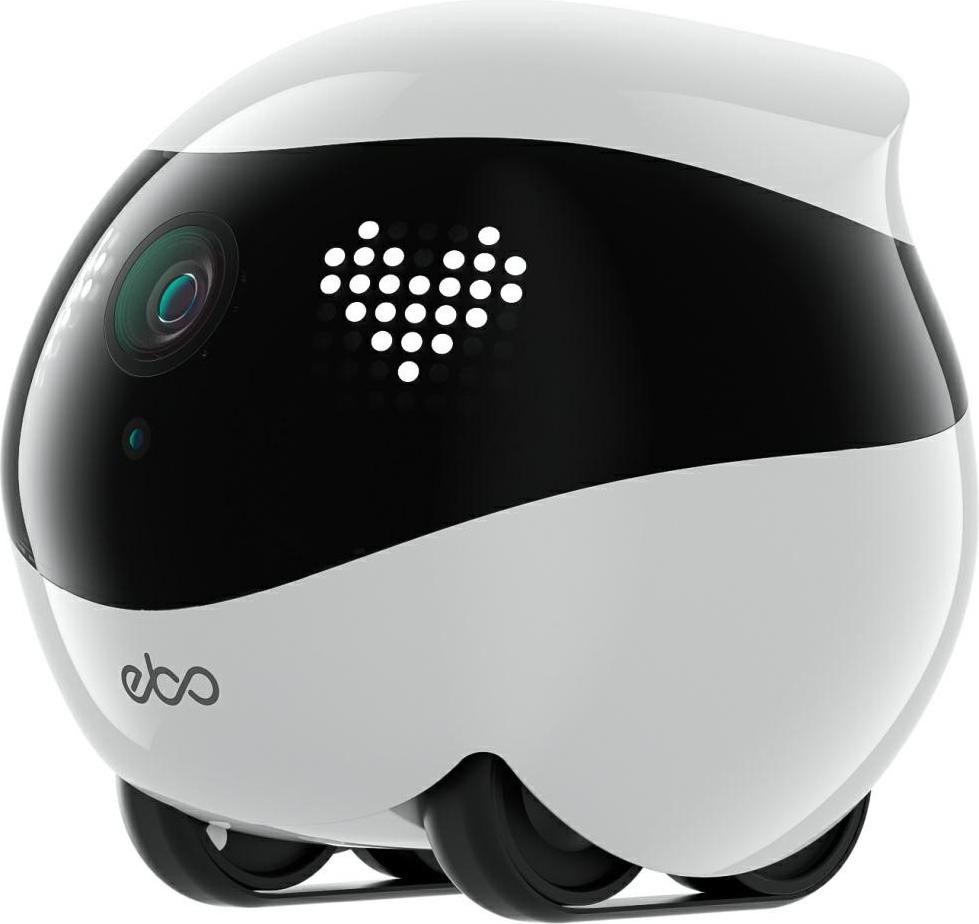 Enabot Ebo Air 2 robot voor huisdieren met 2K-camera, wit