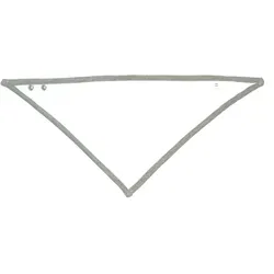 Babybugz Kinder Bandana Lätzchen Baby-Lätzchen BZ23 white/heather grey melange one size