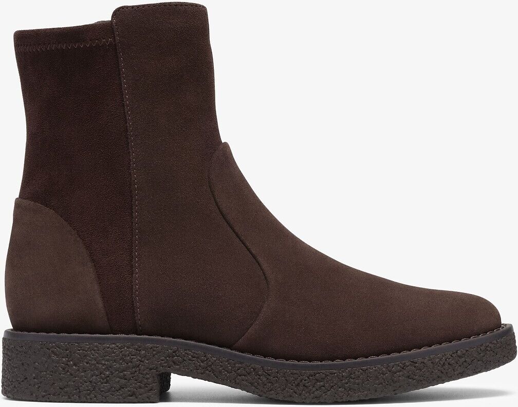 CLARKS Bottines plates en cuir suédé, NELLA BAY