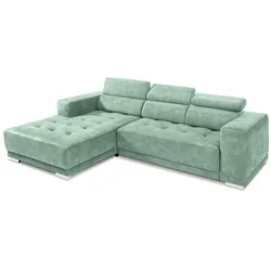 SOMETA Ecksofa Cocoon Stoff Blau Hellblau