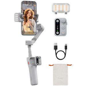 Hohem iSteady X3 Gimbal grau, 3-Achsen-Stabilisator, für Smartphone, Objektverfolgung