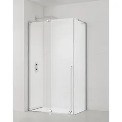 Duschabtrennung quadratisch 100x100 cm SAT Walk-In Xmotion SATBWIXMN100S100