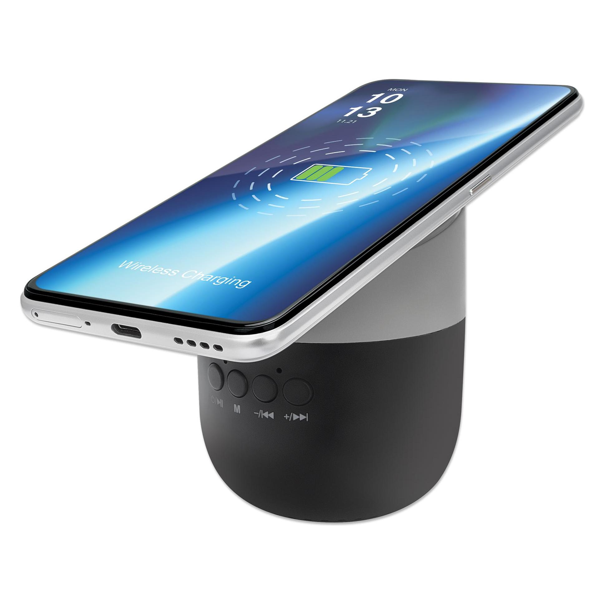 Manhattan Sound Science Bluetooth-Lautsprecher mit Induktionsladepad (165051)