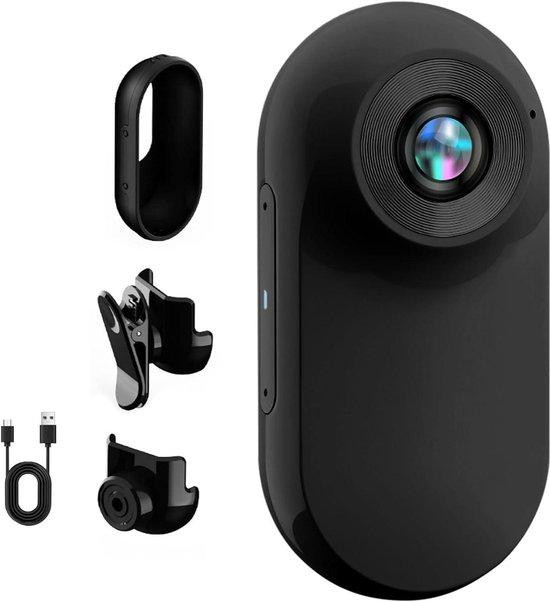 LIROPAU Mini Actiecamera met Scherm - 1080P - 32GB - Zwart