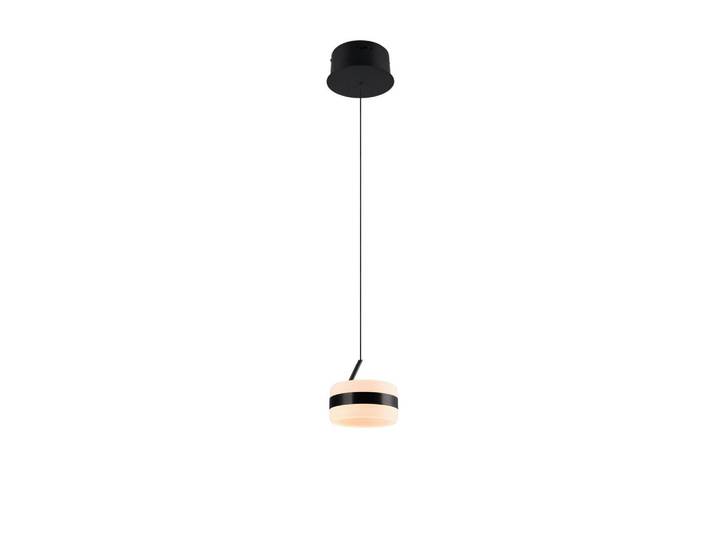 Trio Leuchten Led-Hängeleuchte, Schwarz, Weiss, Metall, Kunststoff, 150 cm, Lampen & Leuchten, Innenbeleuchtung, Hängelampen, Pendelleuchte
