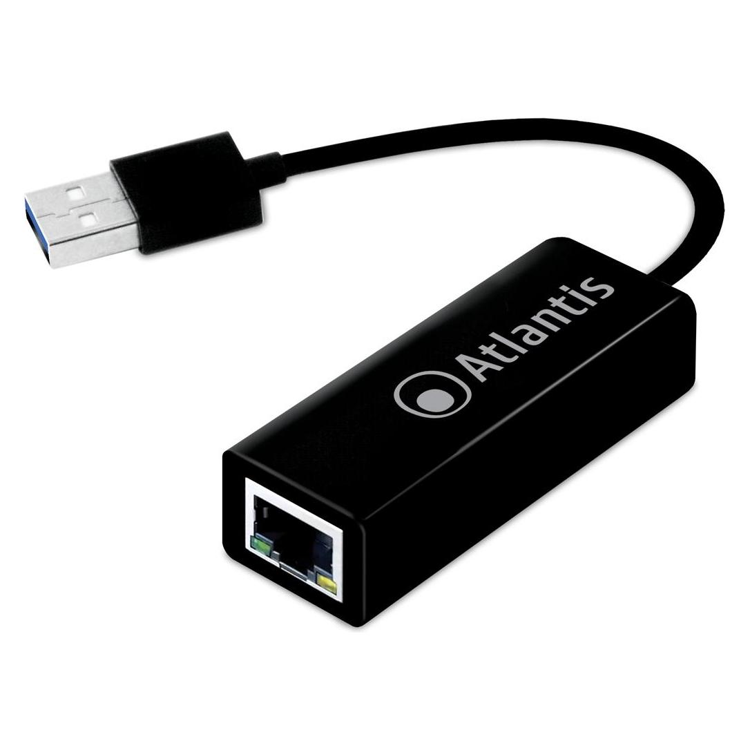 Atlantis Land A02-UTL30 Netzwerkkarte und 1000 Mbit/s Ethernet Adapter (USB, RJ45 Gigabit Ethernet (1x)) (A02-UTL30)