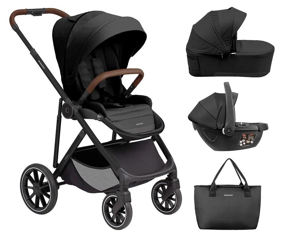 Kikkaboo Chiara 3 In 1 Kinderwagen Mit Babywanne Schwarz Kinder Schwarz One Size