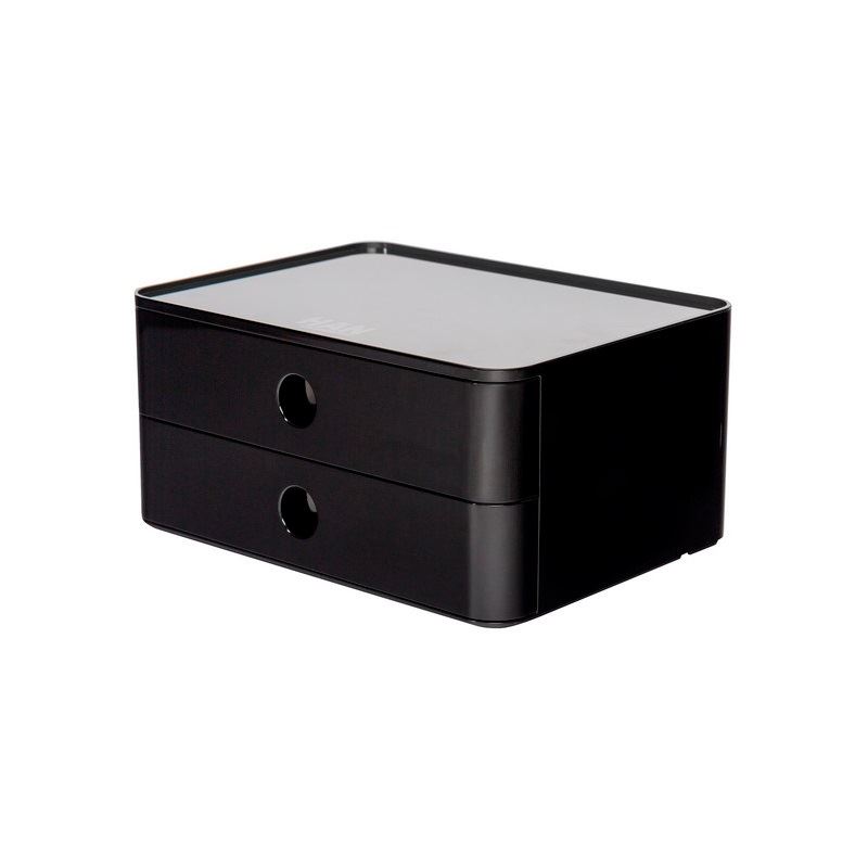 HAN Schubladenbox Smart Box ALLISON schwarz 1120-13, DIN A5 mit 2 Schubladen