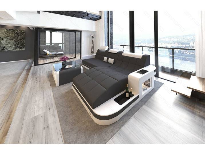 Sofa Dreams Ecksofa Polstercouch Stoffsofa Wave L Form M Mikrofaser Couch Stoff Sofa