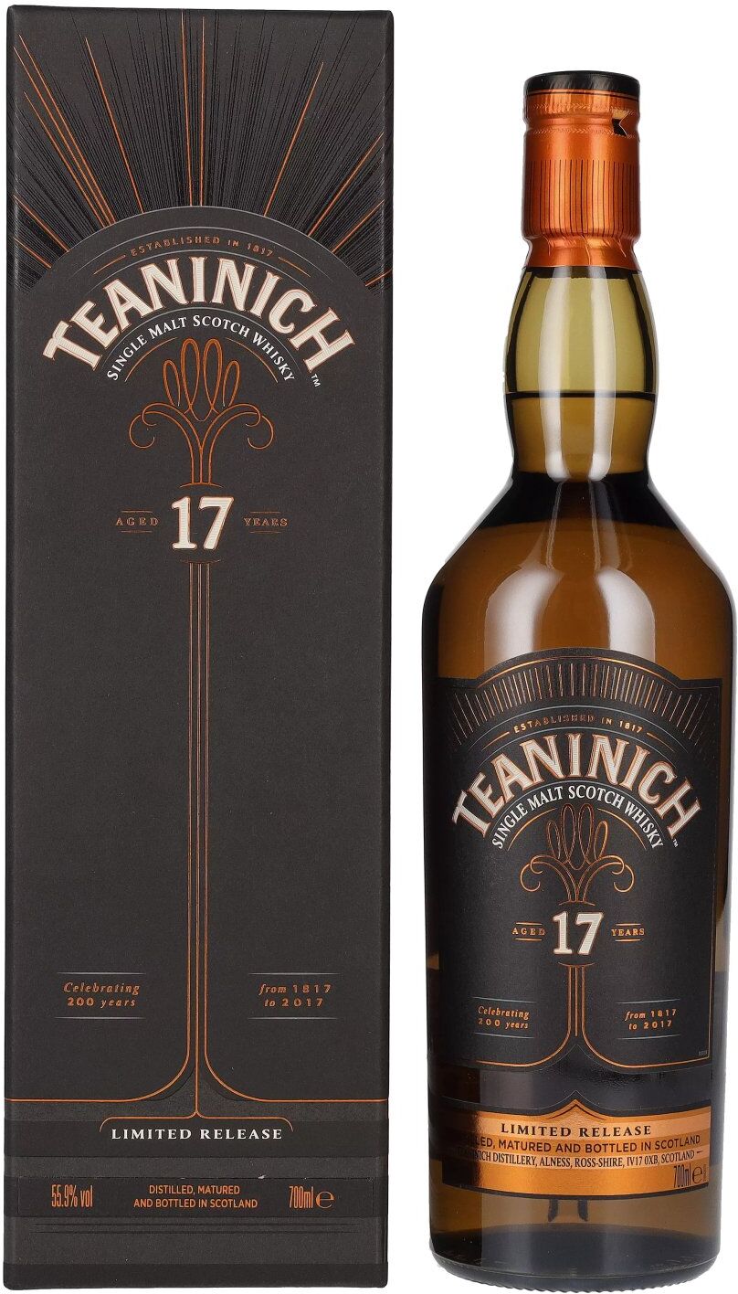 Teaninich 17 Years Old Single Malt Scotch Whisky Limited Release 2017 55,9% Vol. 0,7l in Geschenkbox