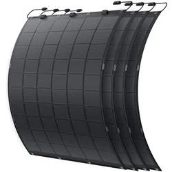 ALLDREI® flexible Solarmodule 2 Stücke - 450W flexibles Solarpanel-Kit, 213°Biegung PV Module mit TOPCon-Tech, 2x225W Wasserdicht Photovoltaik für Wohnmobil, Balkonkraftwerk, Camping, Boot, 0% MwSt...