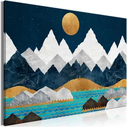 Artgeist, Bilder, Night in the Mountains (1 Part) Wide (120 x 80 cm)
