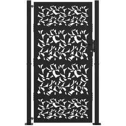 vidaXL, Gartenzaun, Qutarica (Blätterdesign)