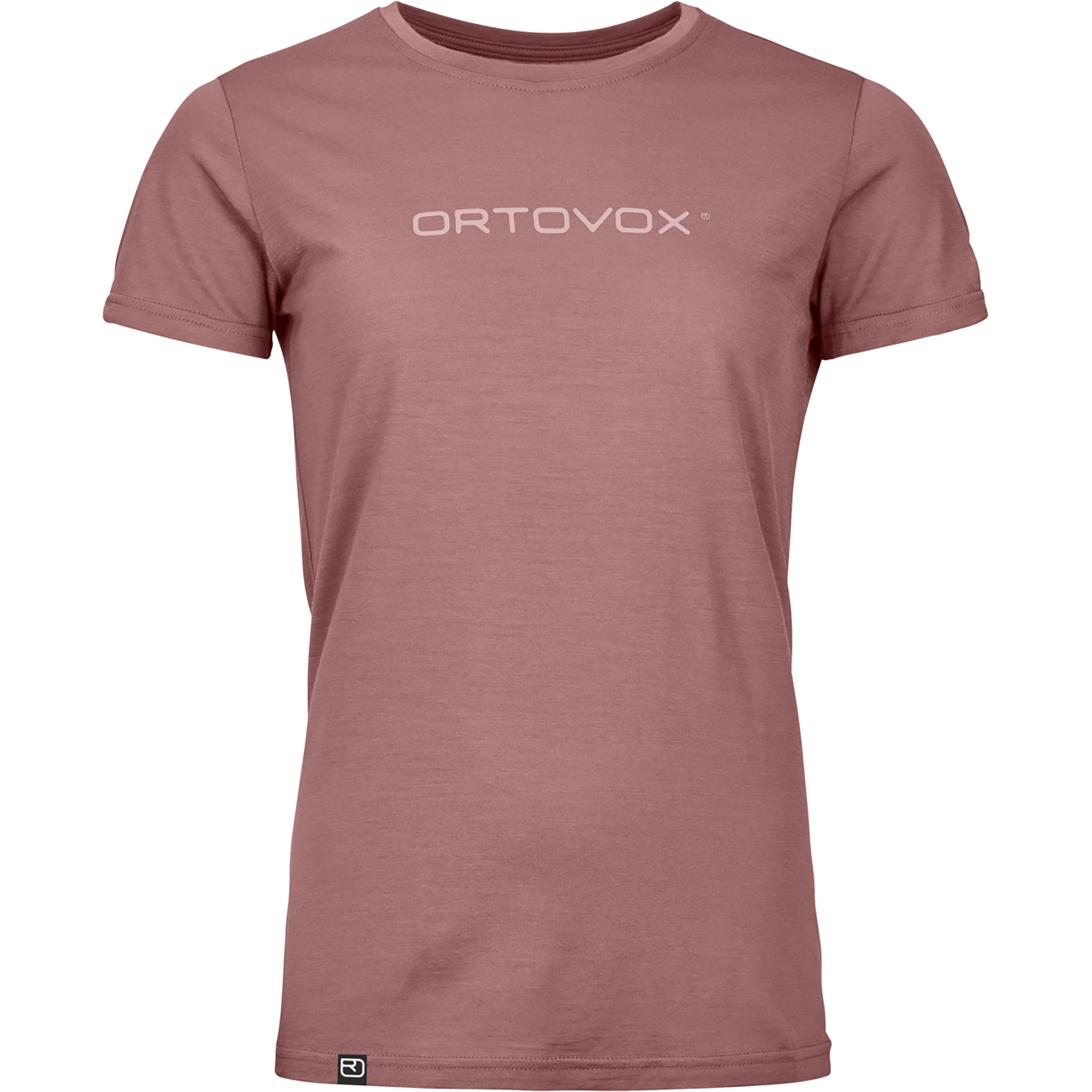 Ortovox 150 Cool Brand Damen T-Shirts rosa Größe XS Alpinklettern | Bouldern | Sportklettern Atmungsaktiv Merinowolle | Lyocell (Tencel)