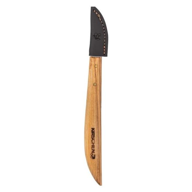 Kirschen Kerbschnitzmesser mit Olivenholzheft (18 cm) (3358001)