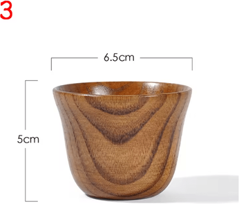 Inspire Essentials Handmade Wooden Beer Cup Natural Spruce Wood Big Belly Drink Mug c