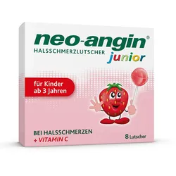 NEO-ANGIN junior Halsschmerzlutscher 8 St