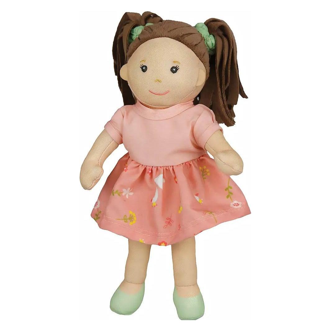 Heless Stoffpuppe 22cm Rosa mit Kleidchen an/ausziehen (60438837)