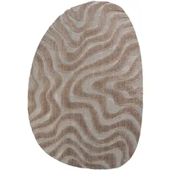 Designteppich Limba Forms 160 x 230 cm Polyester Braun
