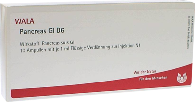 WALA Heilmittel GmbH PANCREAS GL D 6 Ampullen 10X1 ml 02829429