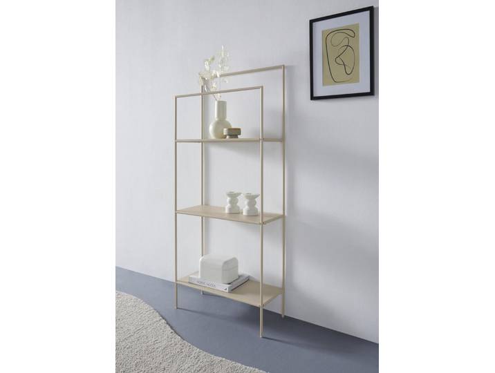 LeGer Home by Lena Gercke Mehrzweckregal Alimo, minimalistisches Design, Metallgestell, 4 Ablageflächen, Breite 61 cm