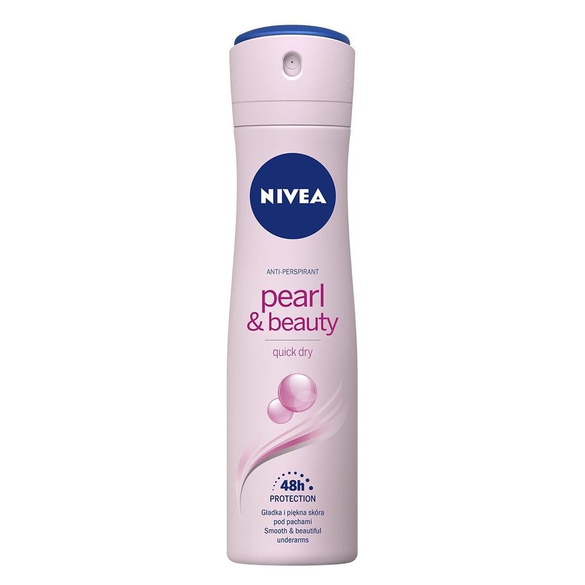NIVEA Pearl & Beauty Antiperspirant 48H 150Ml (Spray, 150 ml) (0183731)