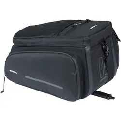 Basil Move MIK 2.0 Gepäckträgertasche fürs Fahrrad mit 10 bis 26 Litern, erweiterbar, schwarz