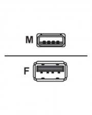 LogiLink USB-Verlängerungskabel USB Typ A 4-polig M A W 3 m USB/USB 2.0 (CU0011)