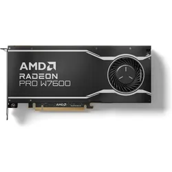 AMD Radeon Pro W7600 (8 GB, GDDR6), Grafikkarte, Schwarz