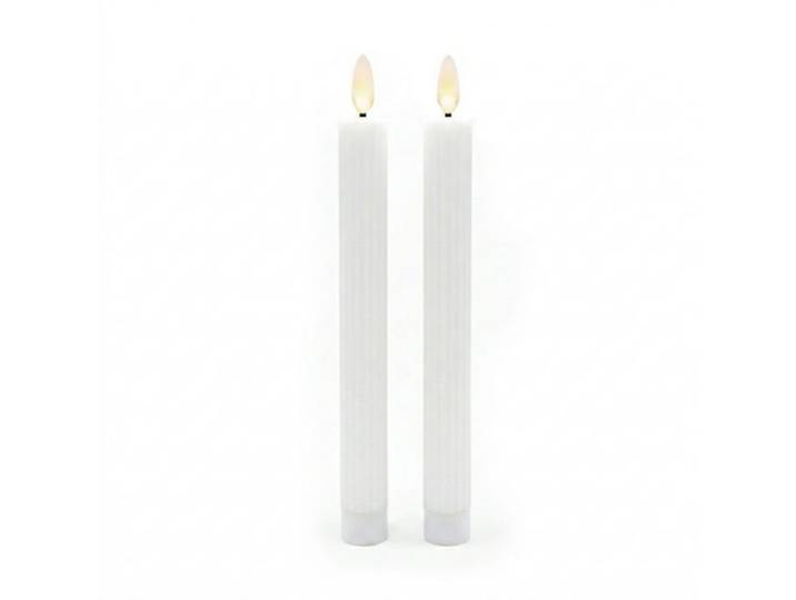 Relaxdays LED Stabkerzen 2er Set