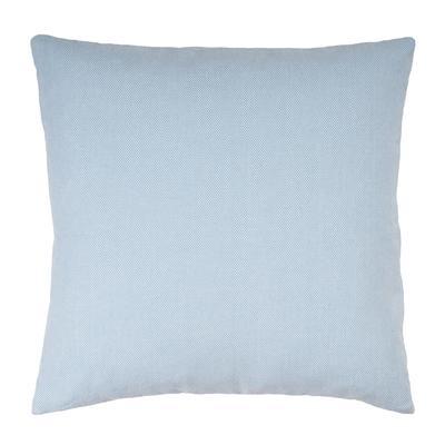 Dekokissen PAD "RISOTTO", blau (light blau, unifarben), B:40cm L:40cm, Baumwolle, Dekokissen_Sitzkissen_Kissenhüllen, 100% Baumwolle