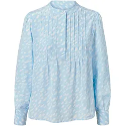 Tchibo - Bluse mit Print - Damen - Gr. 38 - hellblau/print