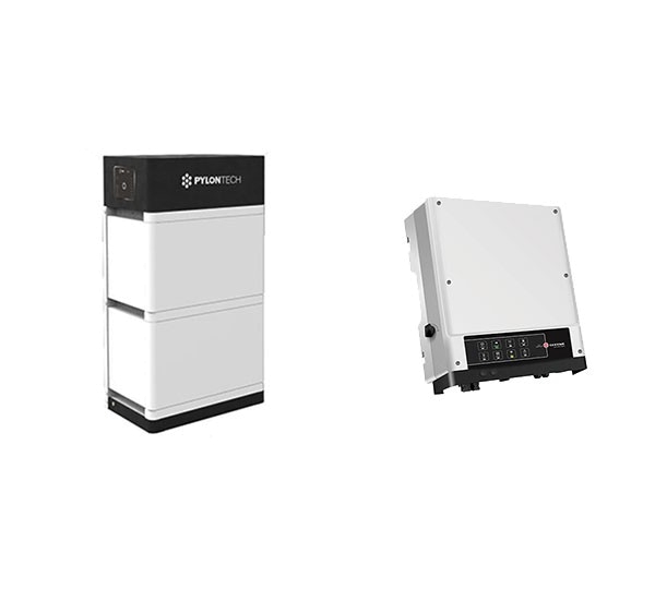 GoodWe 48V FORCE-L2 7.10 + GW3648-EM (ONLY IT/BE) PYLONTECH LV LITHIUM-IONEN-BATTERIE + ZUBEHÖR
