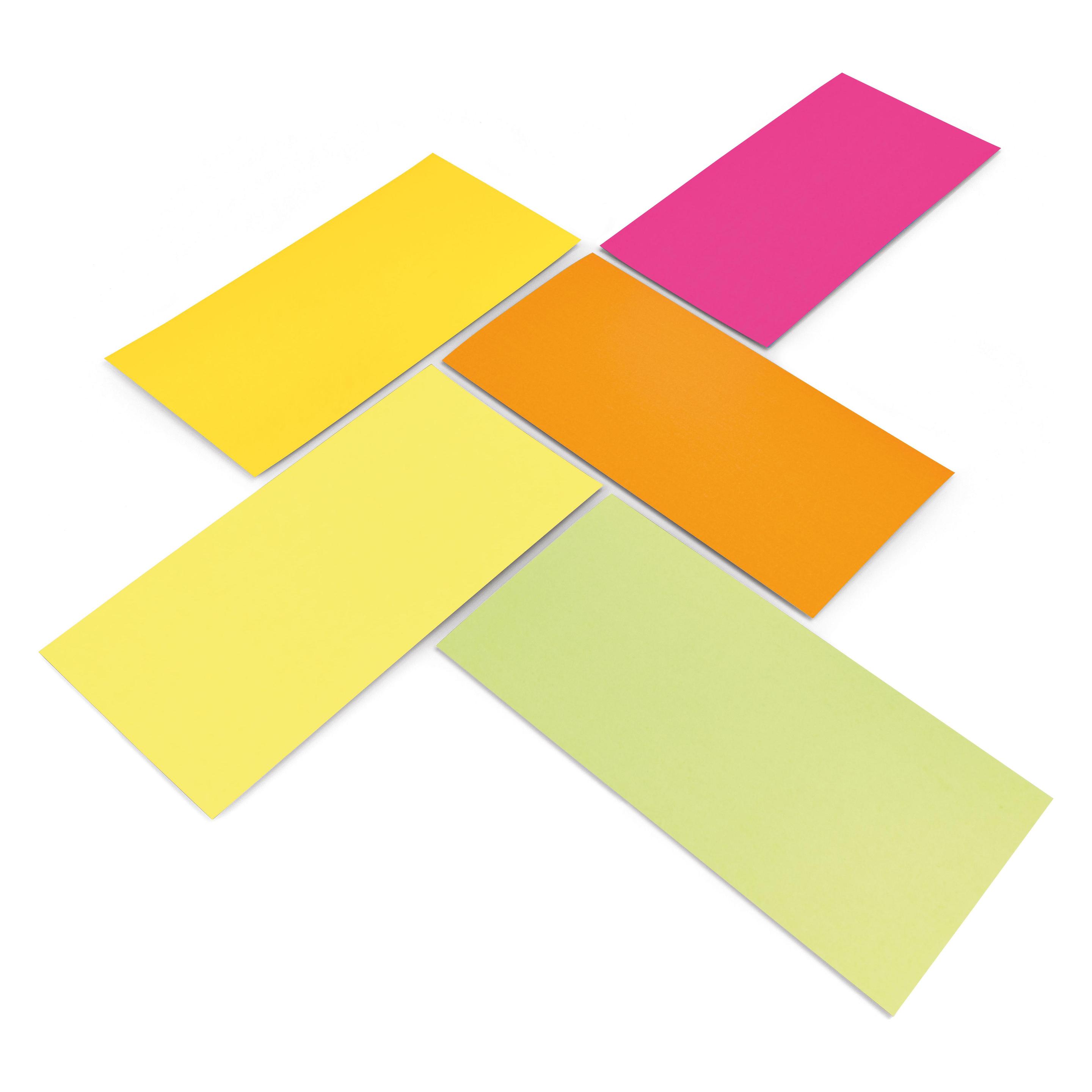 Magnetoplan Moderationskarten "Neon", 200 x 100 mm hergestellt mit 100 % pflanzlicher Farbe (112501560)