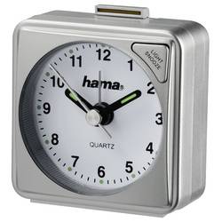 hama 00186328 Reisewecker A50, Silber