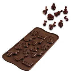 Scg43 Choco Melody Form für Schoko-Pralinen Silikon
