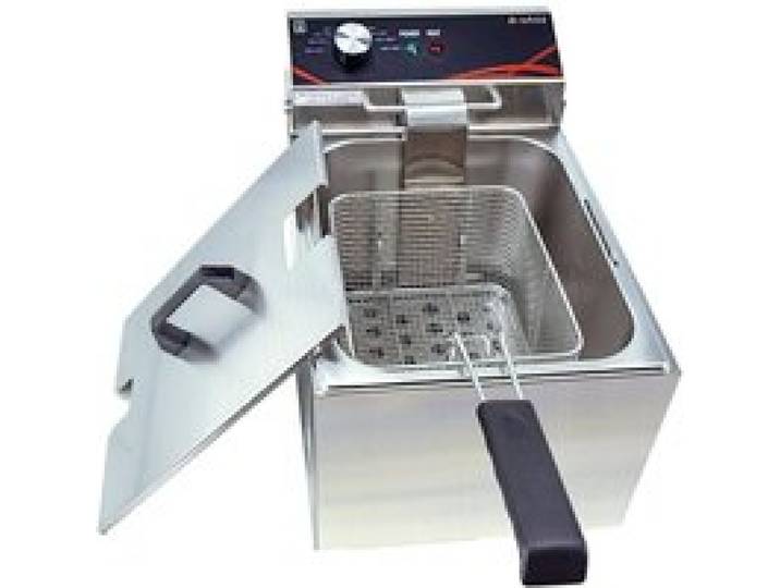 Friteuse électrique professionnelle - DULNICE - 8L INOX - 60–200°C - 3000W - Panier inox 304