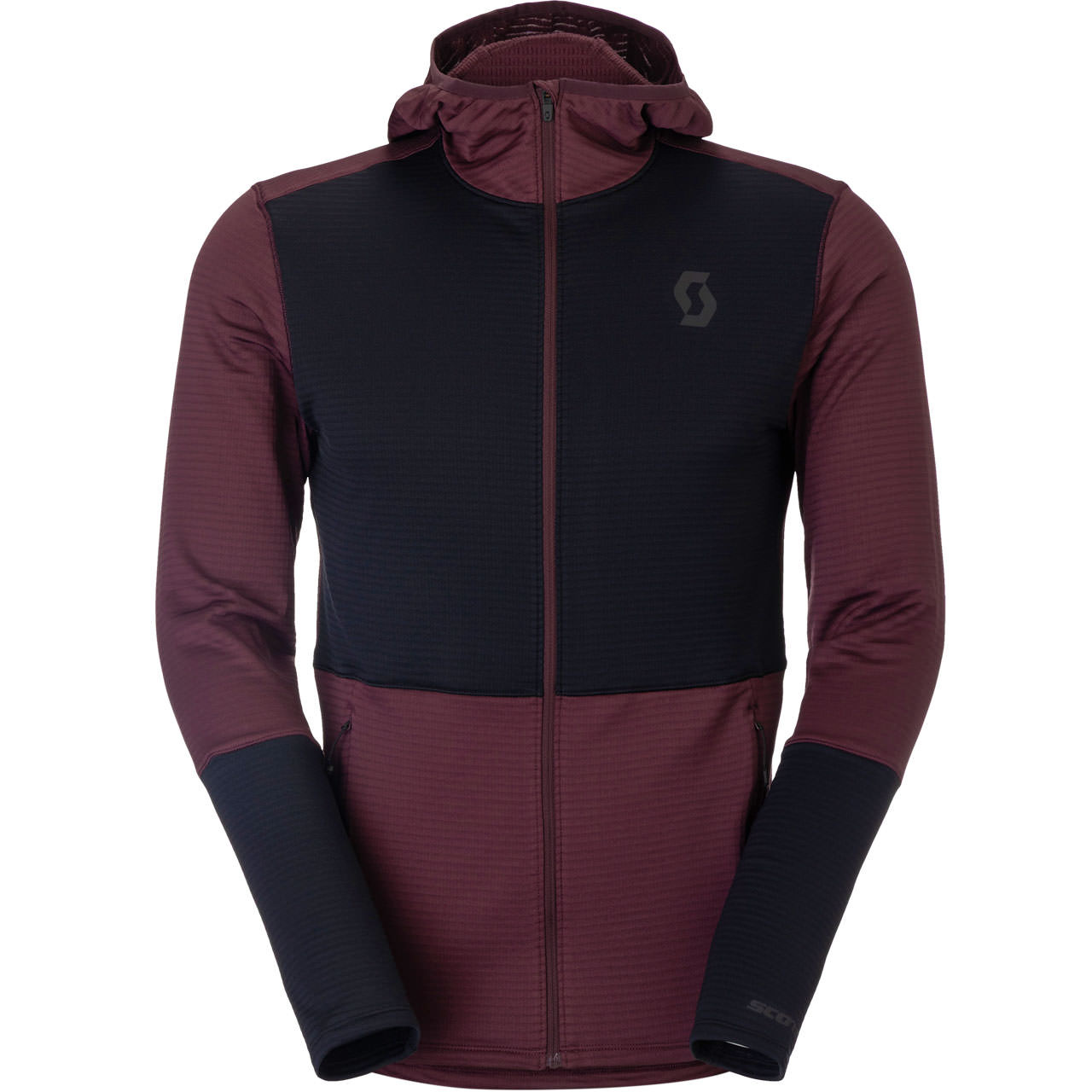 Scott Herren Hoody DEFINED LIGHT cocoa red/black - M