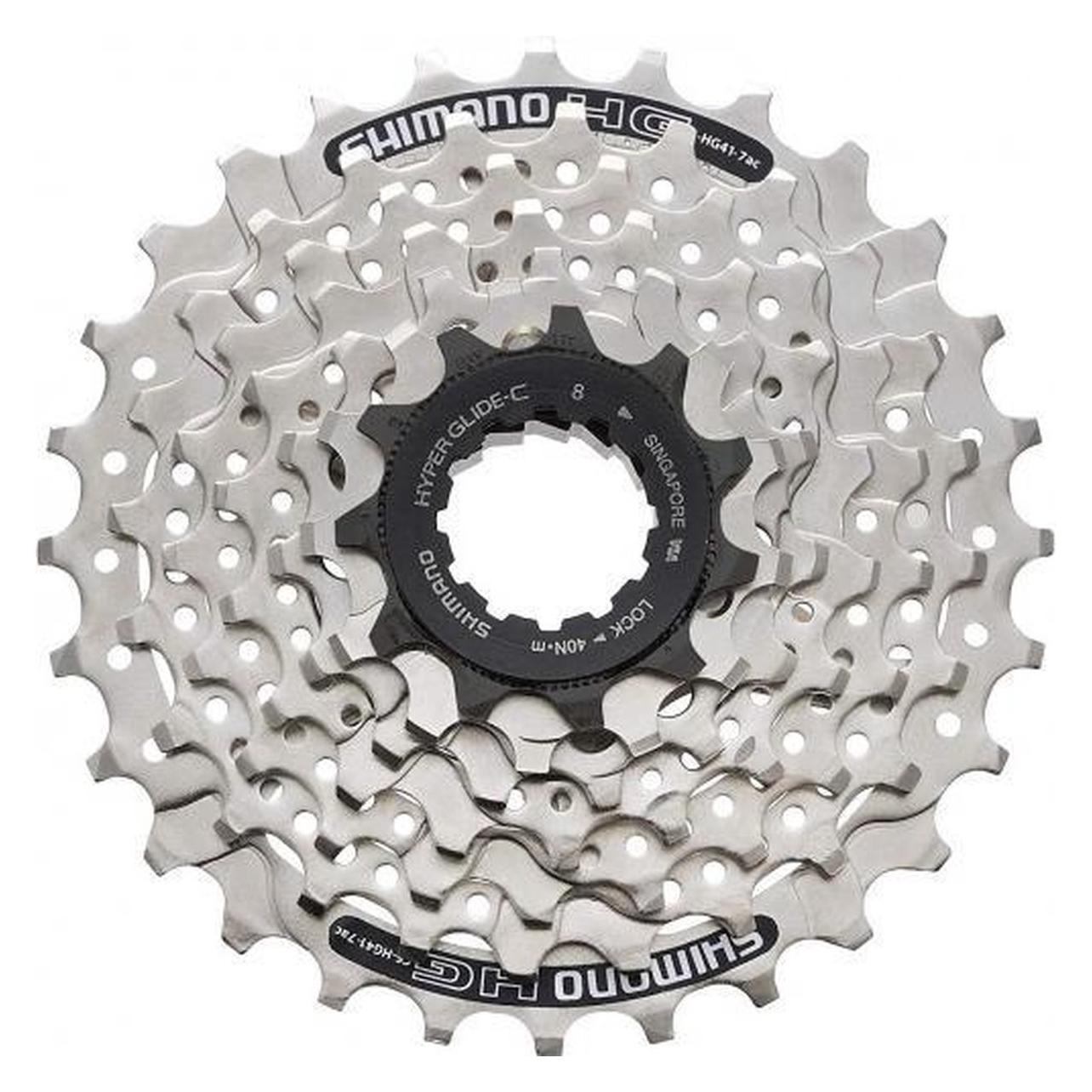 Shimano Kassette Acera CS-HG41 7-Gang 11-28 Zähne 10er Karton (7-fach, 11-28) (ECSHG417128S)