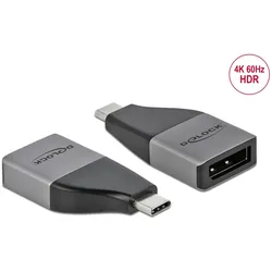 DeLOCK USB Type-C Adapter zu DisplayPort (DP Alt Mode) 4K 60 Hz – kompaktes Design