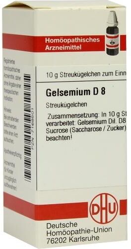 DHU Gelsemium D8 Globuli 10g