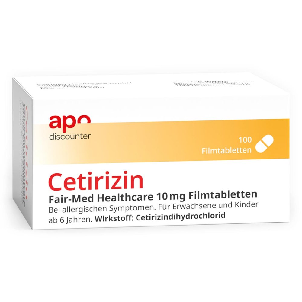 Fairmed Healthcare GmbH Cetirizin 10 mg von apodiscounter 18205211