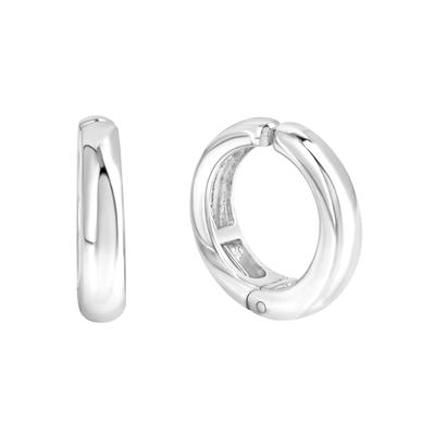Paar Ohrklemmen FIRETTI "Schmuck Geschenk Silber 925 Ohrschmuck ohne Ohrlöcher", silber (silberfarben), Ohrringe, Damen, 14mm, Silber 925 (Sterlingsilber)