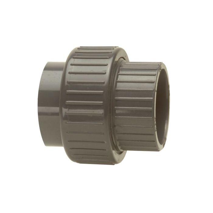 Bänninger PVC-U Rohrverschraubung 1350100012 50mm, DN 40, beidseitige Klebmuffe
