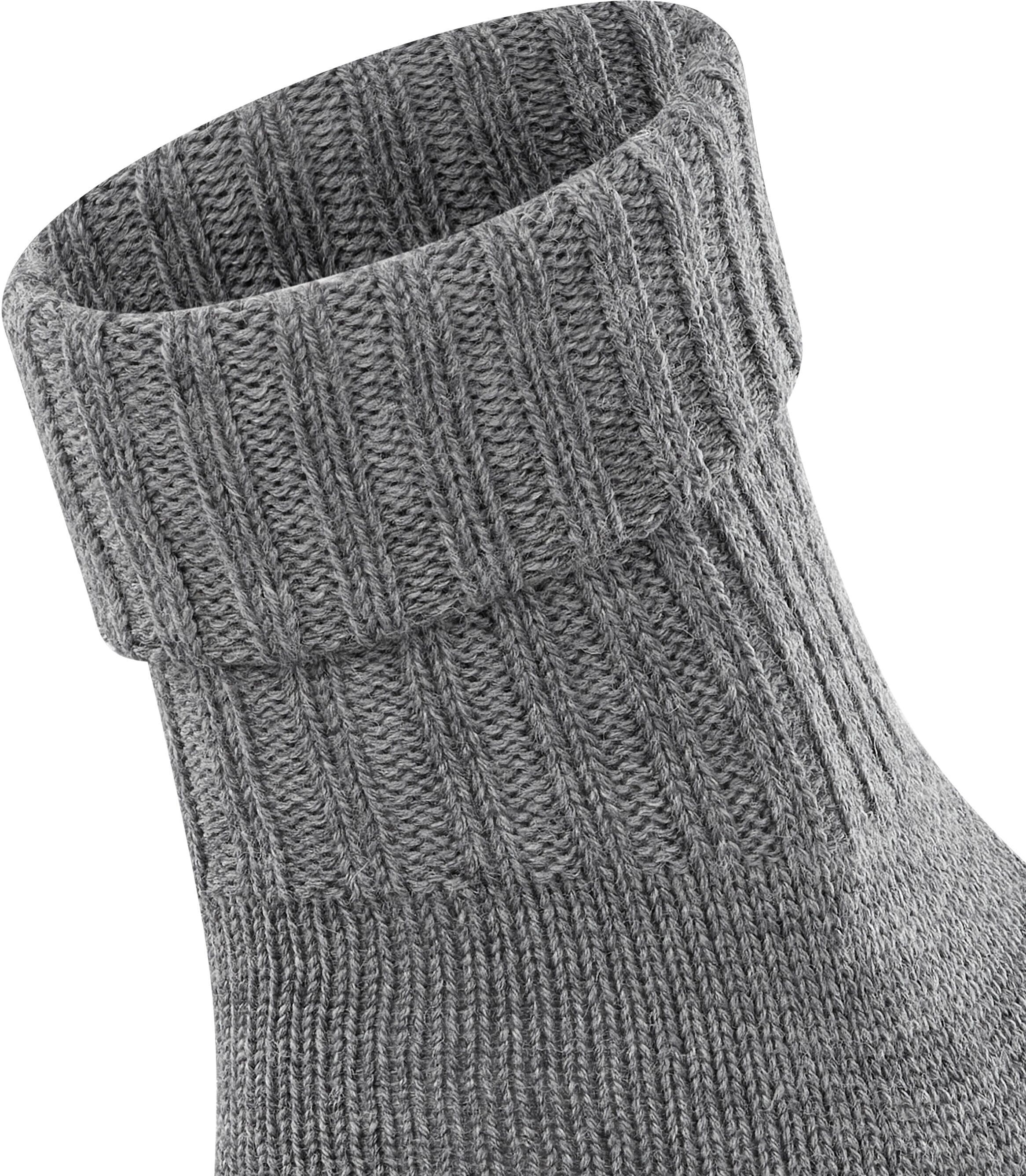 Socken BURLINGTON "Plymouth", Damen, Gr. 36-41, Sockengrösse, grau (dunkelgrau), Baumwollmischung, unifarben, Socken Socken, Einheitsgrösse 36-41, unifarben, wärmende Wollmischung dunkelgrau 36-41, Sockengrösse
