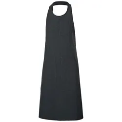 Latzschürze "Sommelier" mit Knöpfen ⚥ Grau Marl One Size