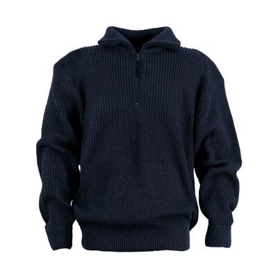 Kapuzenpullover CRAFTLAND "Troyer", Herren, Gr. L, blau (marine), Obermaterial: 100% Polyacryl PAN., Pullover Kapuzenpullover