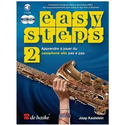 Easy Steps für Altsaxophon, mit 2 Audio-CDs. Bd.2, Fachbücher von Jaap Kastelein